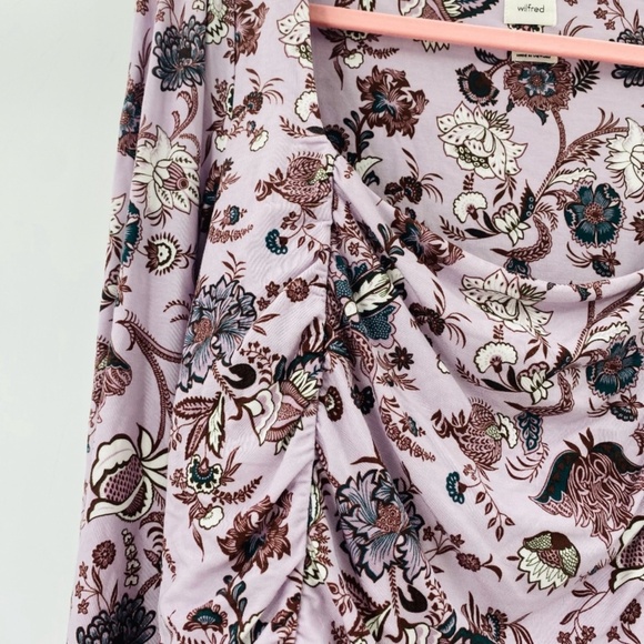 Wilfred Floral Long Sleeve Crop Lavender Size Large - Picture 4 of 7